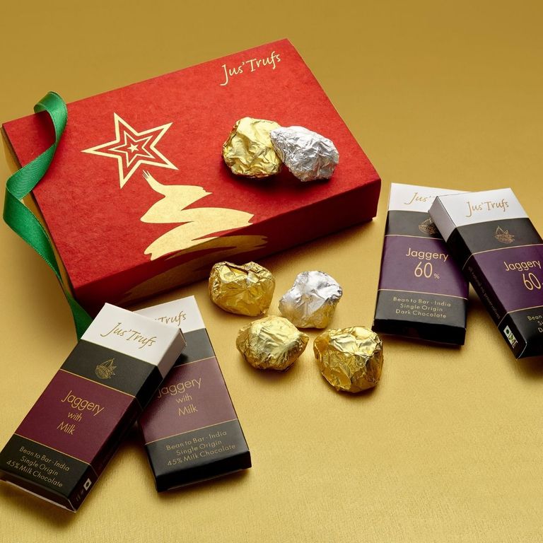 Christmas Artisanal Chocolate Jaggery Healthy Gift