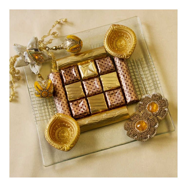 Classic Chocolates and Diya Platter