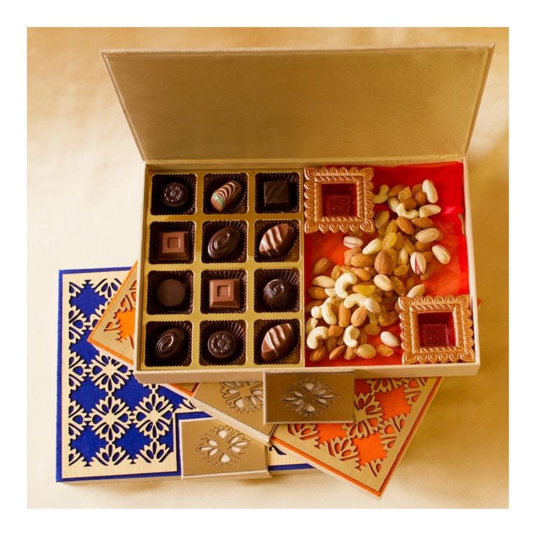 Classic Truffles and Dry Fruits Diwali Designer Box