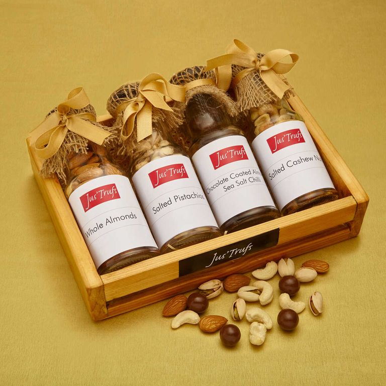 Dry Fruits with Chocolate Coated Almonds Hamper