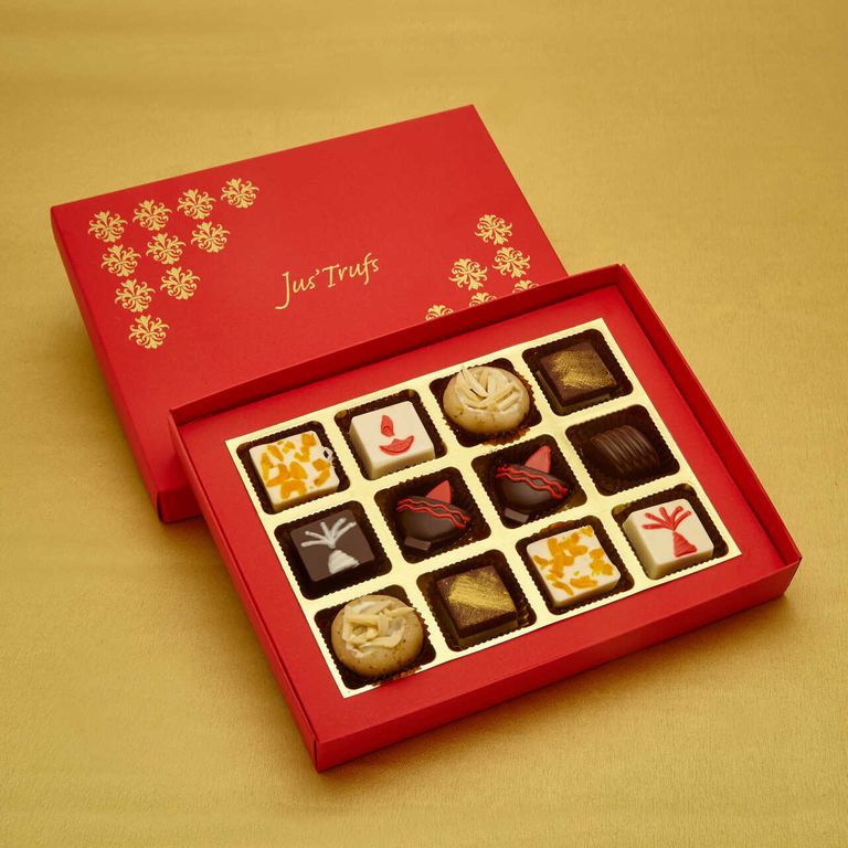 Modern Chocolate Mithai Box of 12